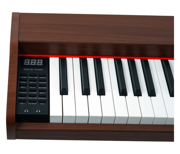 MusicMate Pianino cyfrowe MM-P10-SB  VelvetNote SUNBROWN - 1588200 - zdjęcie 4